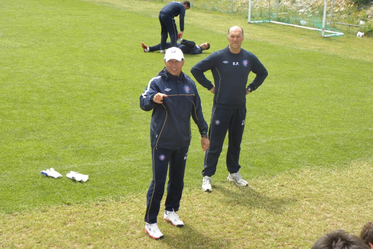'Krasimir Balakov i Boro Peyrek, kondicijski trener Hajduka'