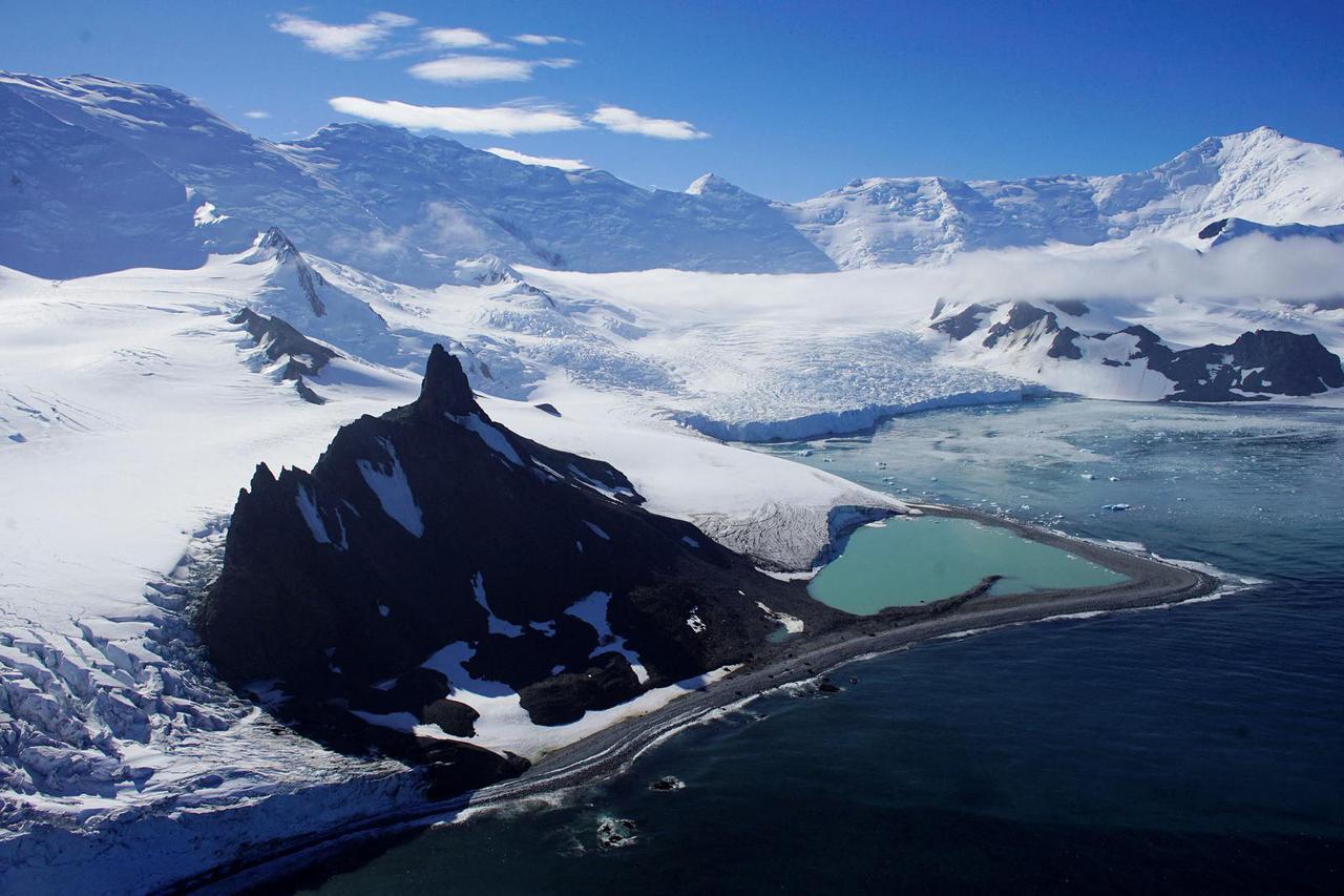 FILE PHOTO: Glaciers are seen in Half Moon Bay, Antarctica