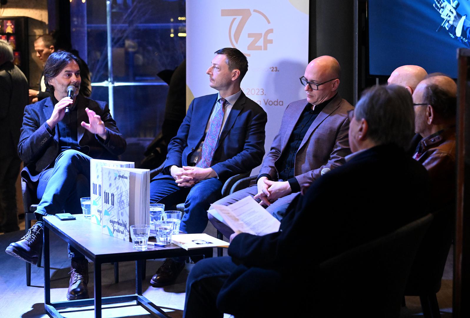 15.03.2023., Zagreb - 70 godina Zagrebackog festivala, promocija monografije i dodjela posebnog priznanja Dragi Diklicu.  Photo: Marko Lukunic/PIXSELL