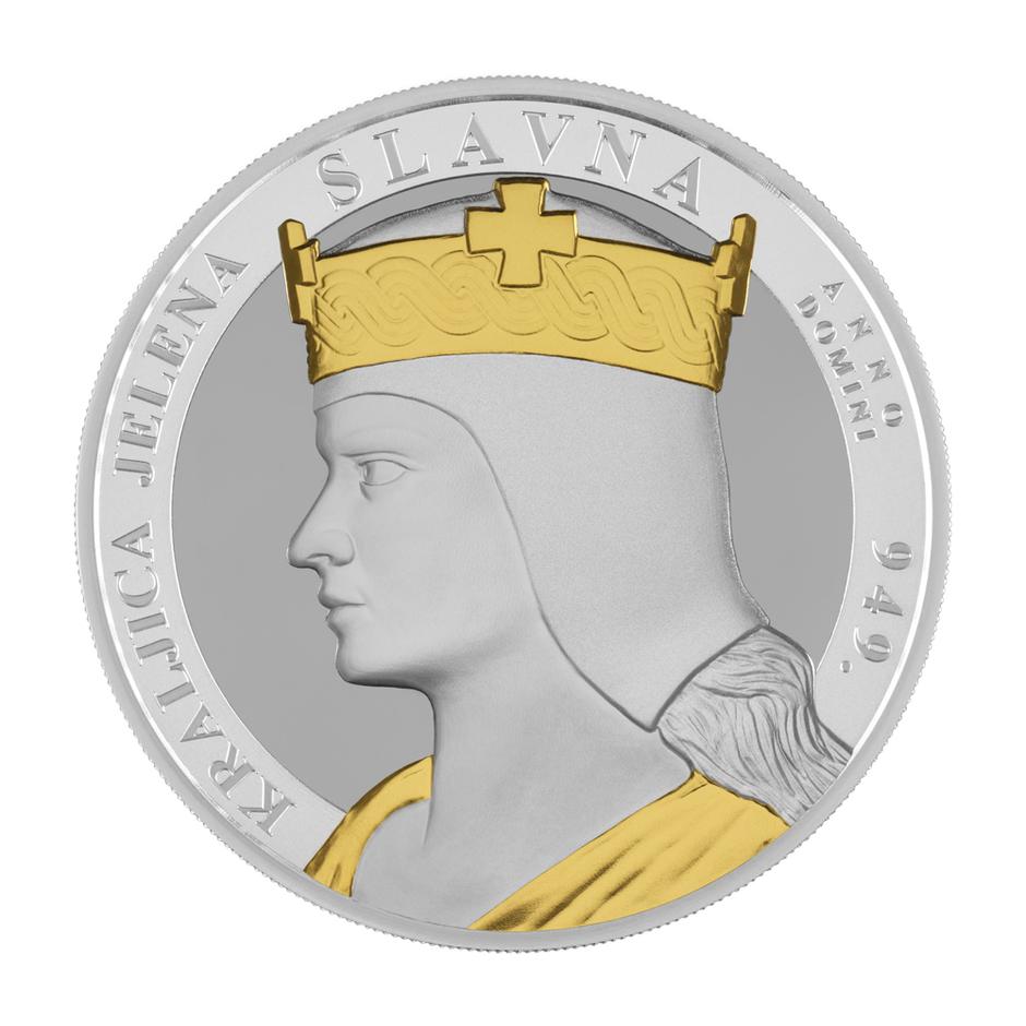 Srebrnjak „Kraljica Jelena Slavna“ 2 unce