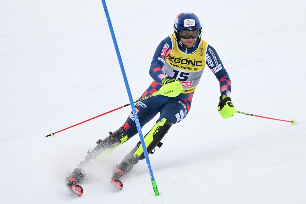 Saalbach: Svjetsko skijaško prvenstvo 2025 - muški slalom, prva vožnja