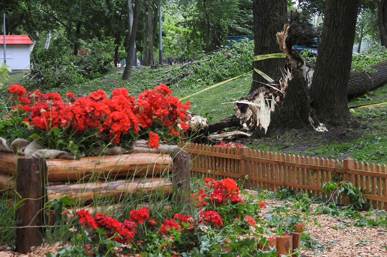 Zbog olujnog vjetra i kiše odgođeno je otvorenje 54. izložbe cvijeća Floraart