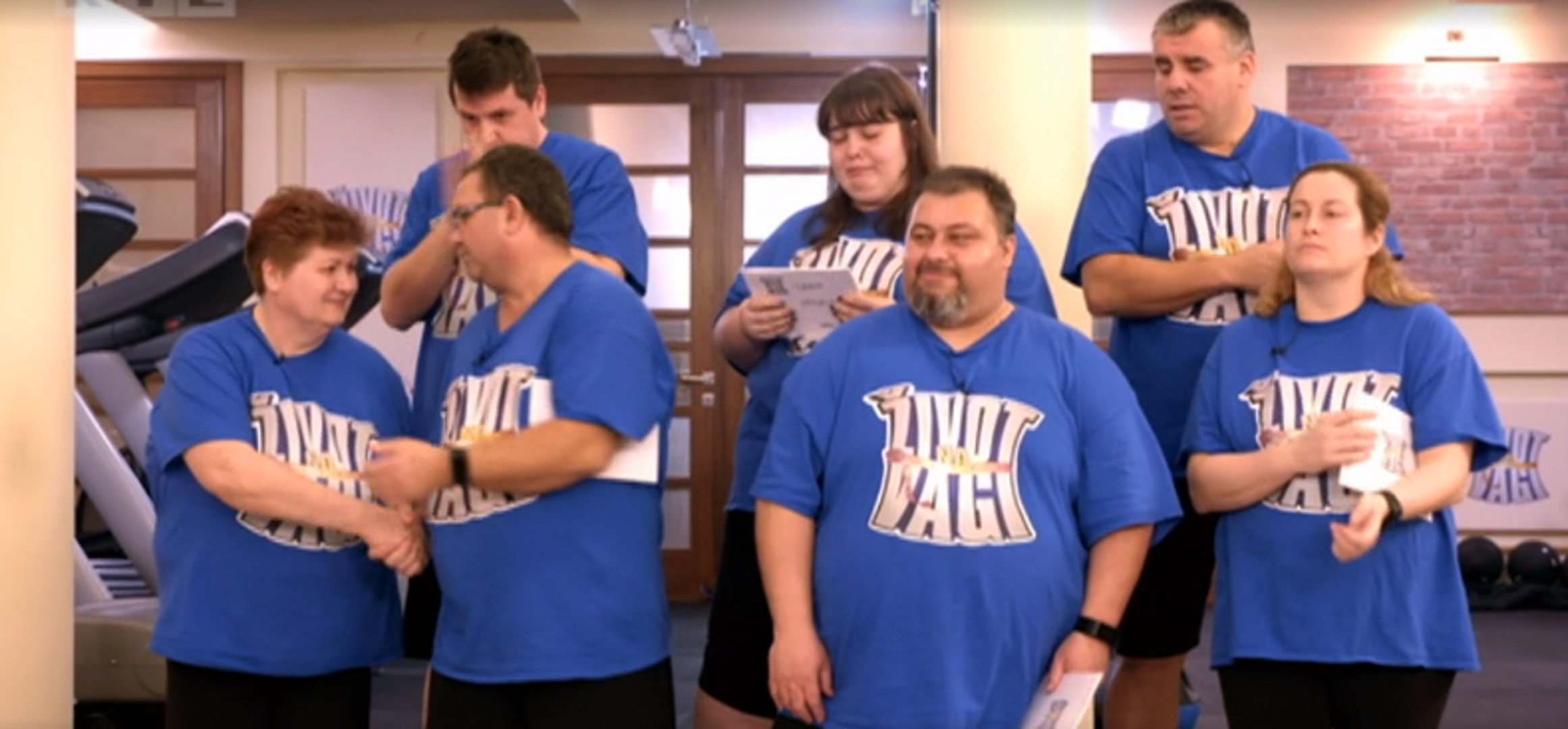 Tijekom natjecanja uspio je skinuti 18 kilograma.  
