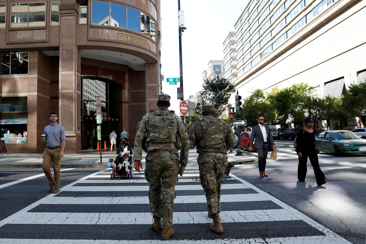 FILE PHOTO: U.S. President Trump deploys the National Guard in Washington