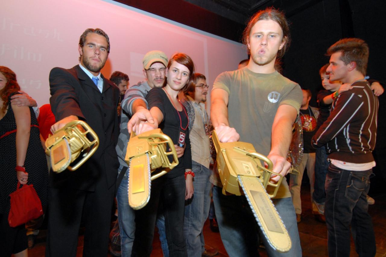 \'11.09.2010. Kino Kult, Varazdin - Podijeljene nagrade Zlatna motorka 5. Trash film festivala Photo: Marko Jurinec\'
