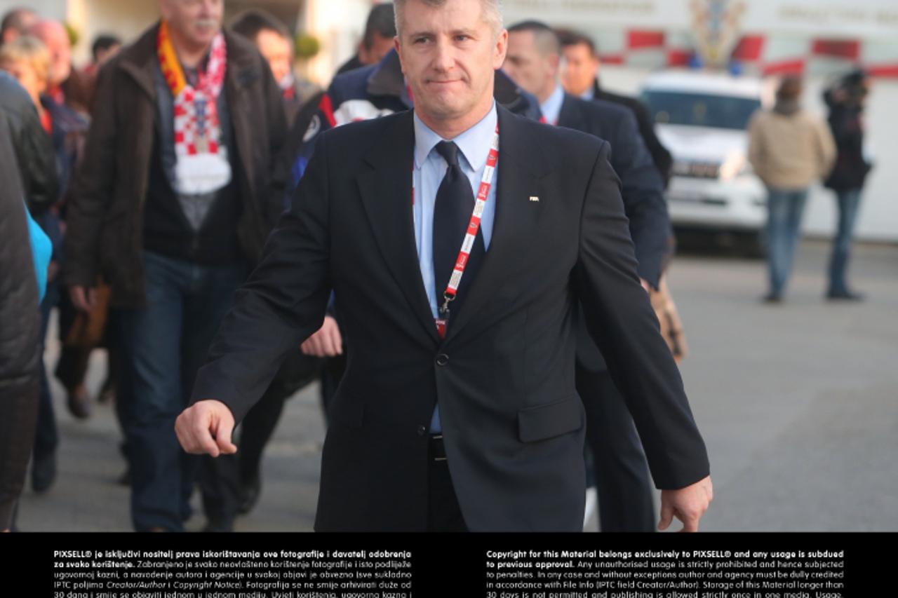 '22.03.2013., stadion u Maksimiru, Zagreb - Kvalifikacijska nogometna utakmica za Svjetsko prvenstvo 2014. u Brazilu, skupina A, Hrvatska - Srbija. Davor Suker. Photo: Dalibor Urukalovic/PIXSELL'