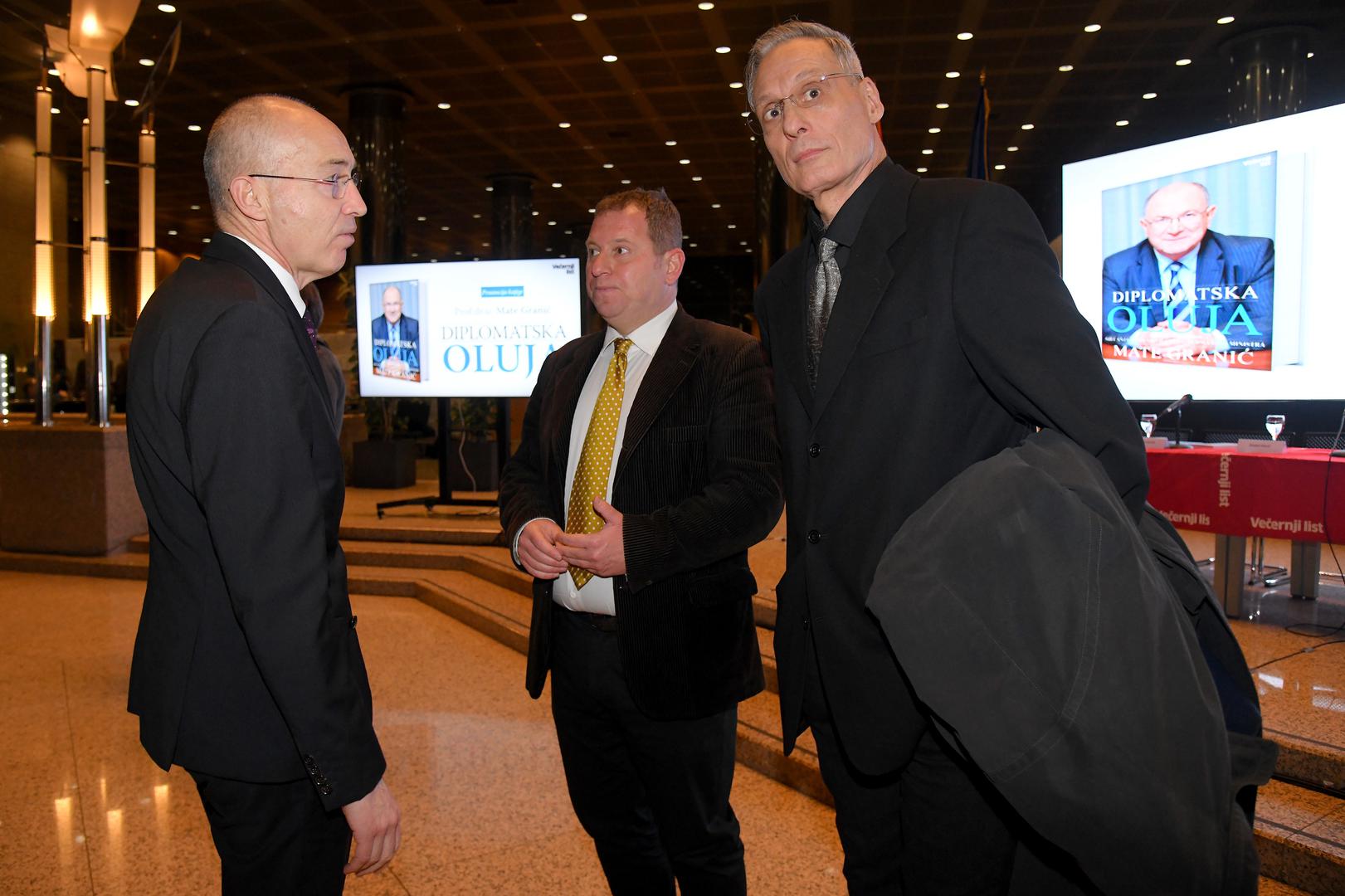 16.01.2023., Zagreb - U Nacionalnoj i sveucilisnoj knjiznici odrzana je promocija 2. dopunjenog izdanja knjige "Diplomatska oluja" Mate Granica. Mate Granic Photo: Josip Regovic/PIXSELL