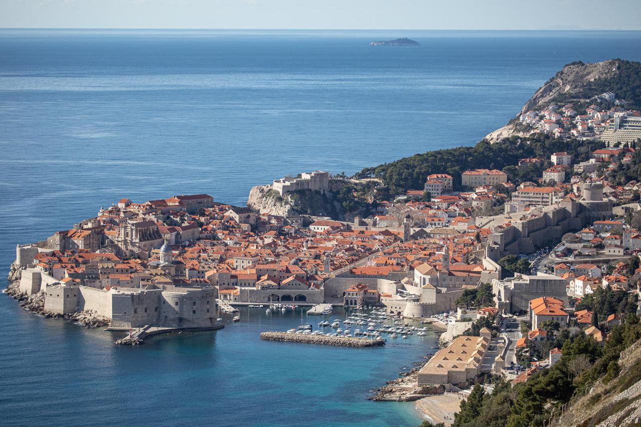 Pogled na Dubrovnik sa Srđa