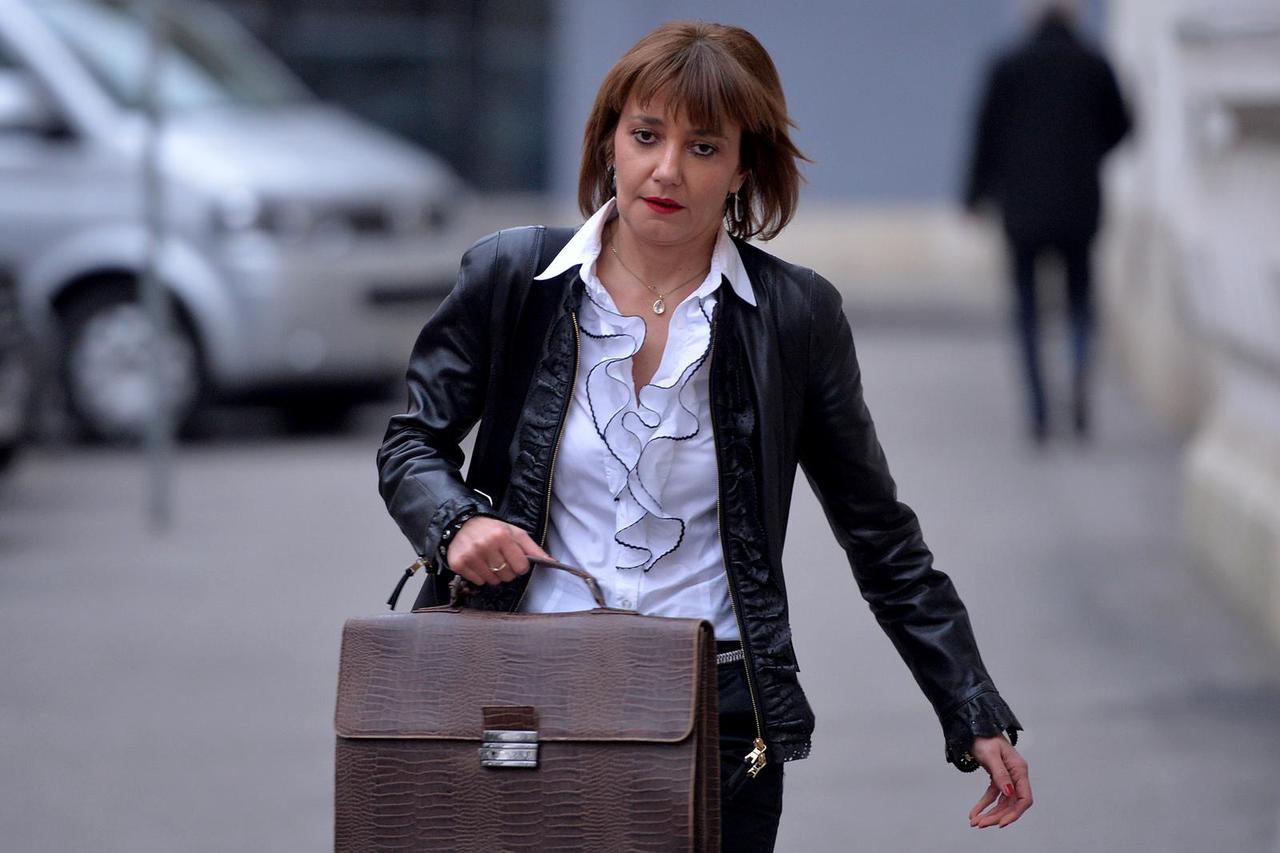 Zagreb: Željka Pokupec, županijska državna odvjetnica, dolazi na sud