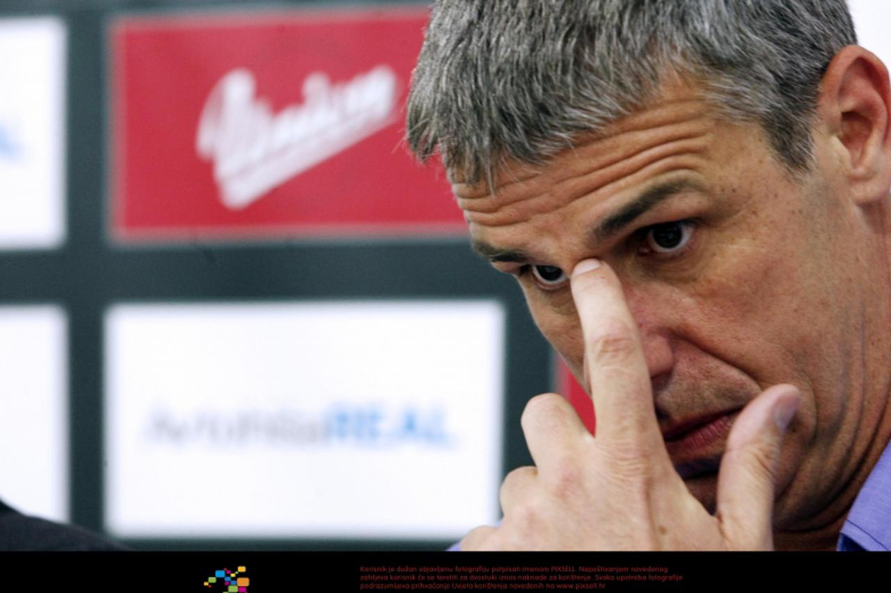 '08.05.2012., Ljubljana - Odrzana je konferencija za medije na kojoj je direktor KK Union Olimpije Jani Moderndorfer predstavio novog direktora kluba Slobodana Subotica. Slobodan Subotic. Photo: Sasa 