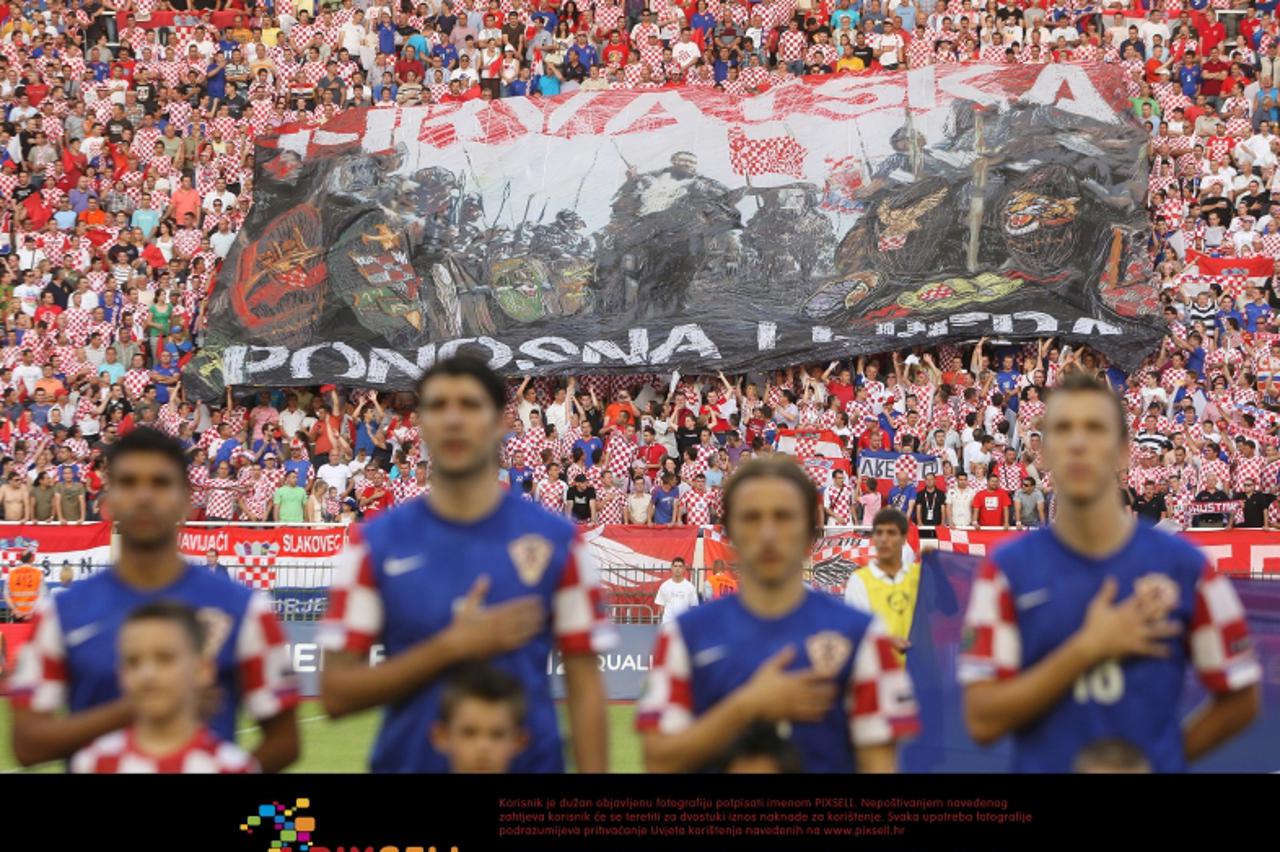 '03.06.2011., Poljud, Split - Kvalifikacijska nogometna utakmica za EURO 2012, Hrvatska - Gruzija.  Photo: Igor Kralj/PIXSELL'