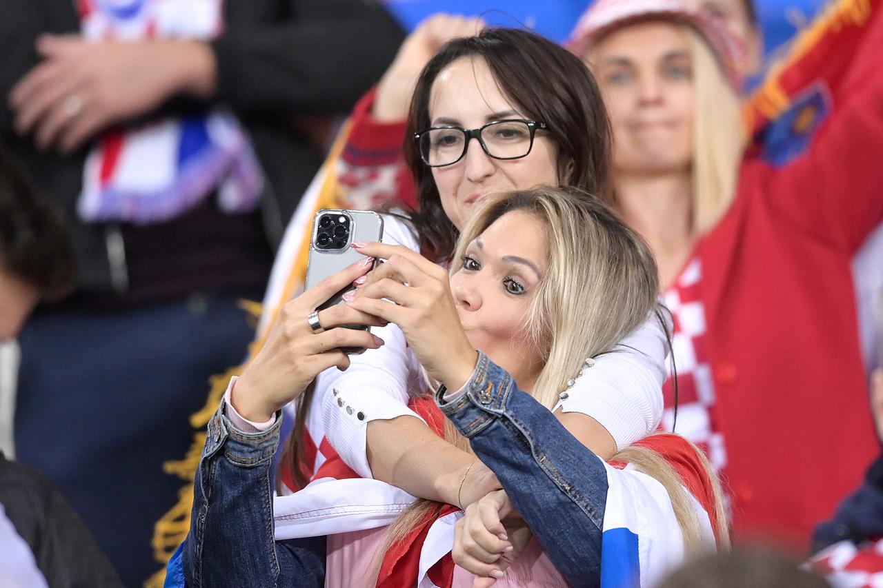 Navijači na utakmici Austrije i Hrvatske u 6. kolu Lige nacija