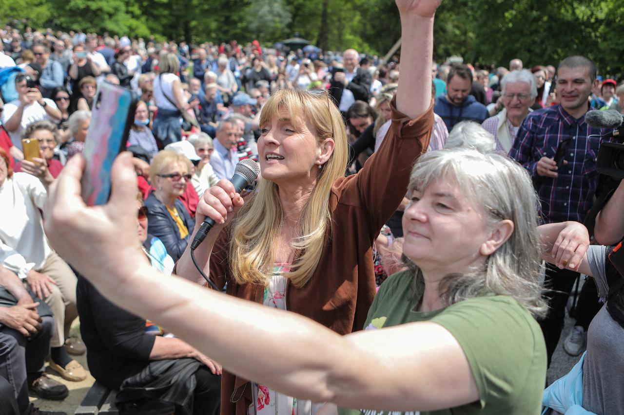 Proslava Praznika rada u parku Maksimir uz koncert Sanje, Marinka i Zeca