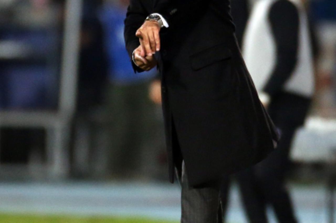 '16.10.2012., Gradski vrt, Osijek - Kvalifikacije za SP 2014. u nogometu, skupina A, Hrvatska - Wales. Igor Stimac, izbornik Hrvatske.  Photo: Slavko Midzor/PIXSELL'