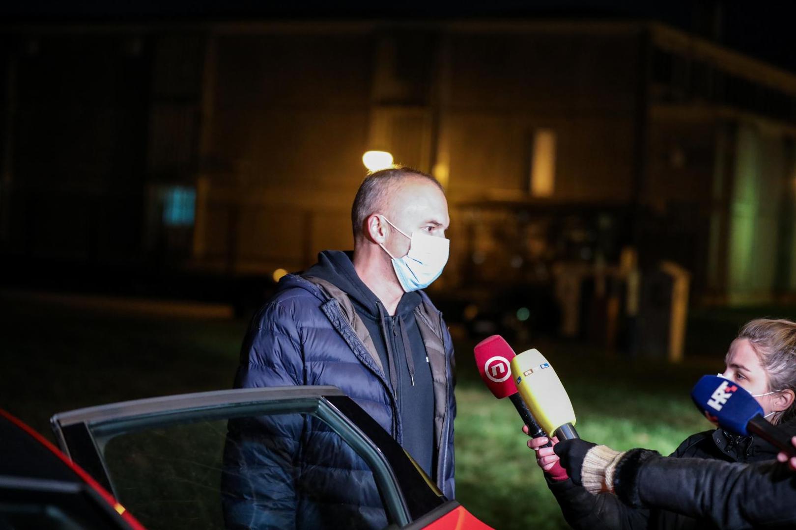 16.12.2020., Zagreb - Osumnjiceni iz afere Janaf Vinko Grgic pusten je iz istraznog zatvora u Remetincu. Photo: Emica Elvedji/PIXSELL