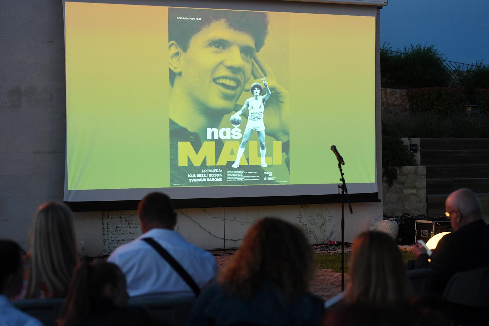 10.06.2023., Sibenik - Na tvrdjavi Barone odrzana je promocija dokumentarnog filma "Nas mali" o Drazenu Petrovicu u koprodukciji Vecernjeg lista. Photo: Hrvoje Jelavic/PIXSELL