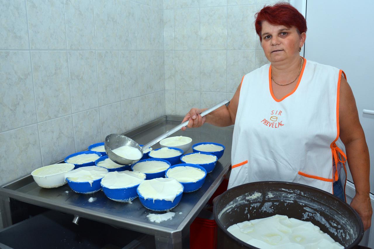 DKS_56143690 POSEBNA PONUDA VECERNJI LIST 16.09.2016., Novo Selo Palanjecko - Irena Perkovic proizvodi razne vrste sireva i usla je u izbor Najuzoritije hrvatske seoske zene. Photo: Nikola Cutuk/PIXSELL