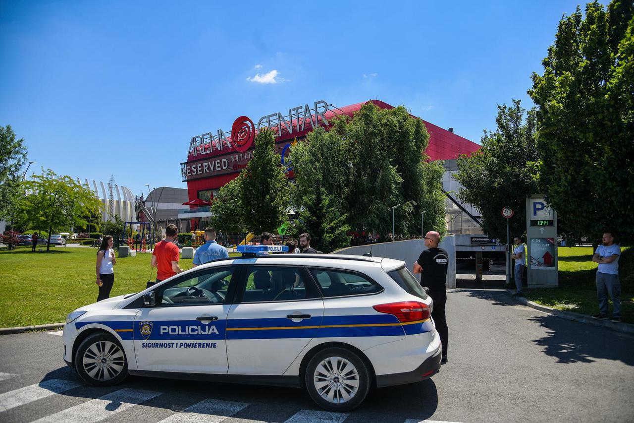 Zagreb:  Dojava o bombi u Arena centru 