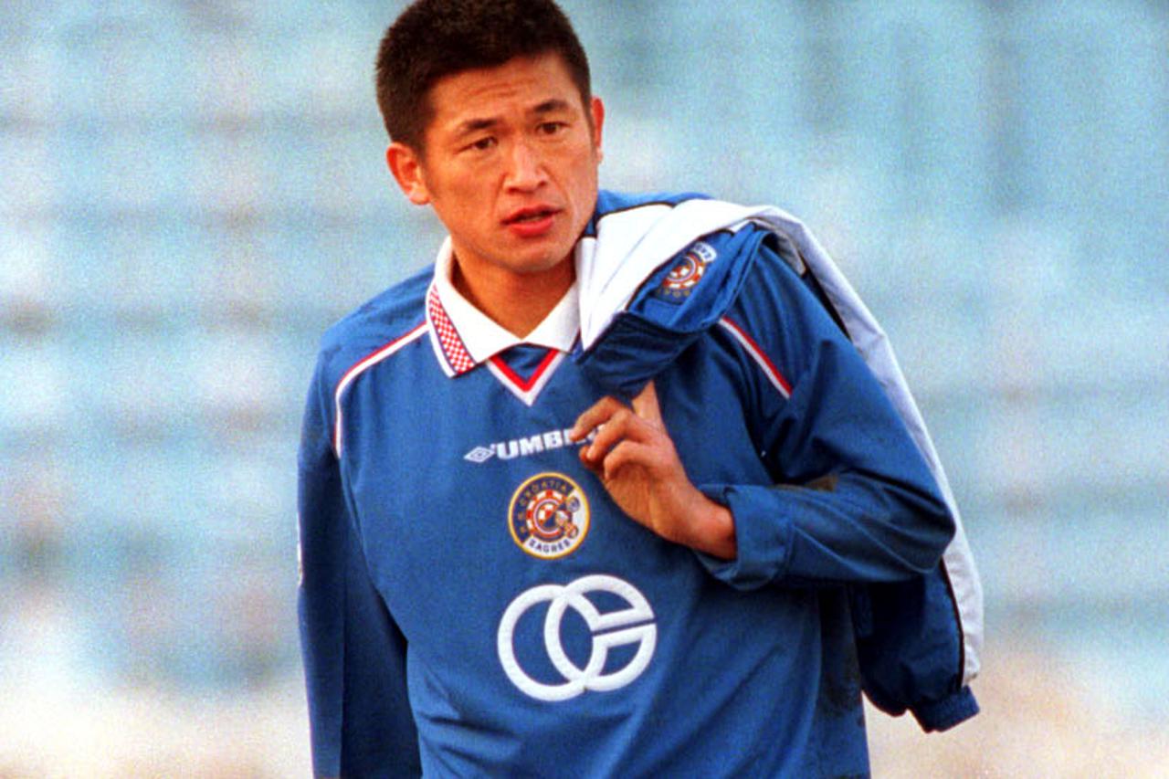 Zagreb: Japanski nogometaš Kazuyoshi Miura