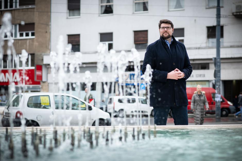 Zagreb: Predsjednik SDP-a Peđa Grbin