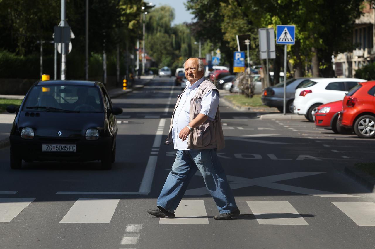 31.08.2016. Zagreb - Prof. Ivan Dadic, prometni strucnjak i umirovljeni dekan Fakulteta prometnih znanosti. Photo: Boris Scitar/Vecernji list/PIXSELL