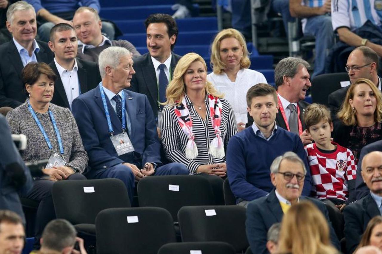 Davis cup, poznati na tribinama