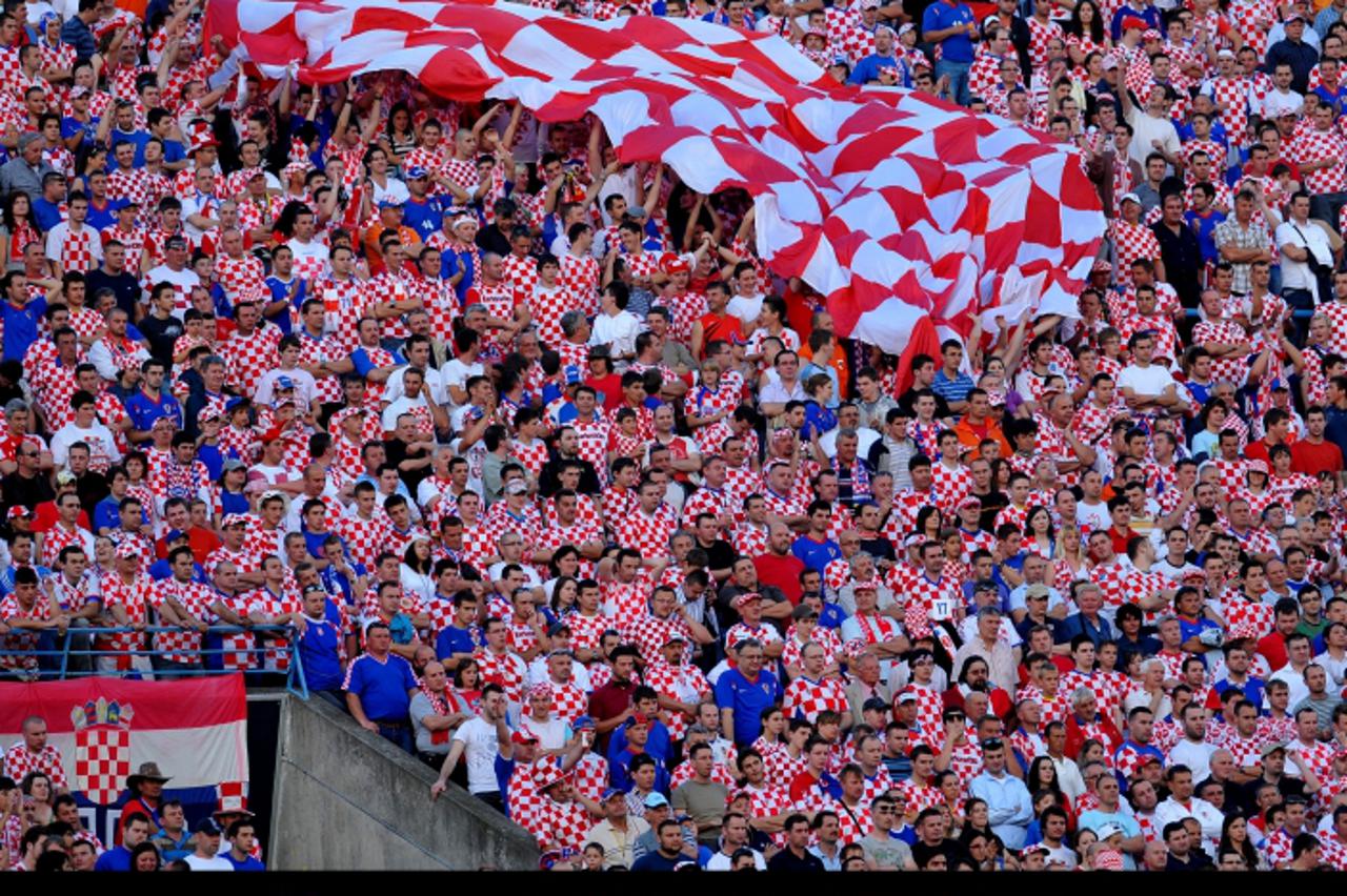 '06.06.2009., Zagreb - Stadion u Maksimiru. Nogometna utakmica Hrvatska-Ukrajina za kvalifikacije za SP 2010. u JAR-u, grupa 6. Nakon zavrsetka uzbudjenja u klupskom nogometu, u svim vecim europskim l