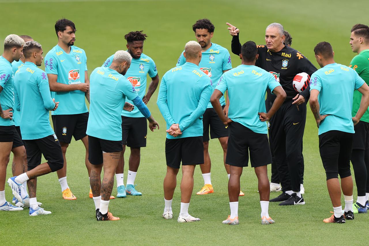 Brazil prepare for S. Korea friendly