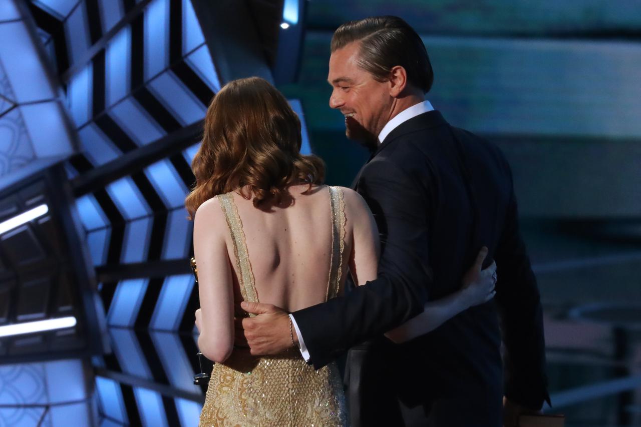 Oscar 2017, Leonard DiCaprio, Emma Stone