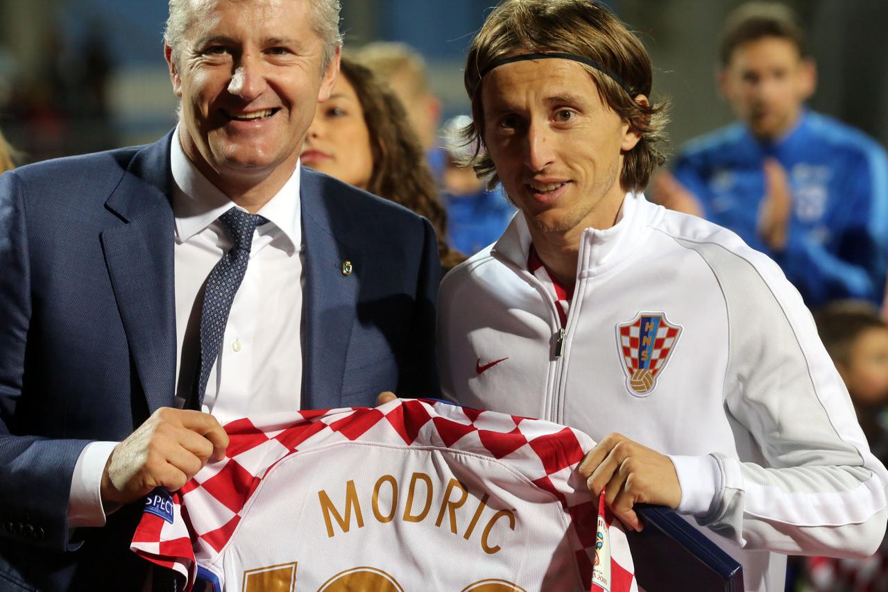 Luka Modrić i Davor Šuker
