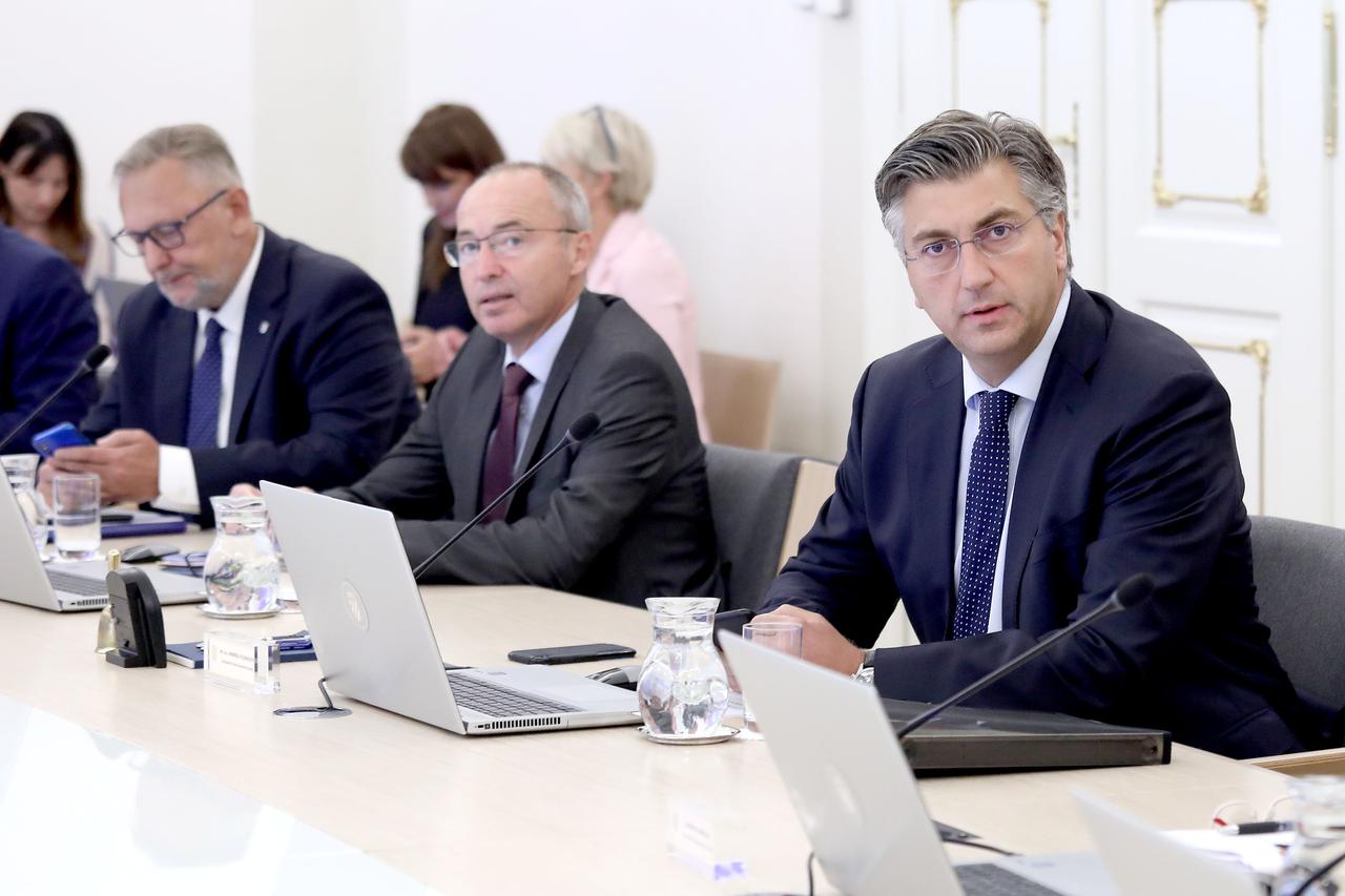 Zagreb: U Banskim dvorima održana 177. sjednica Vlade