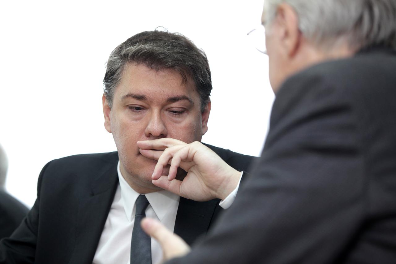 27.10.2014., Zagreb - U visokoj poslovnoj skoli za financije i pravo Effectus odrzana je panel diskusija Aktualna porezna politika i reforma. Ministar financija Boris Lalovac. 