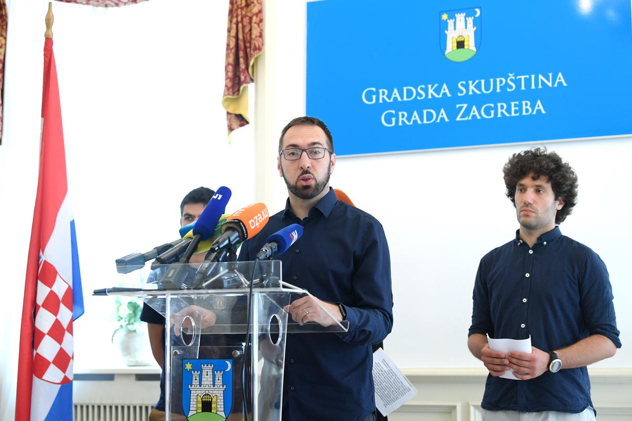 Konferencija lijevog bloka u Skupštini grada Zagreba