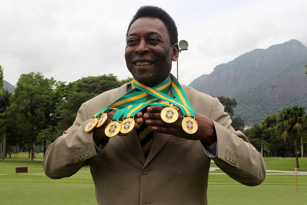 FILE PHOTO: Soccer legend and Brazil's Minister of Sport Pele  