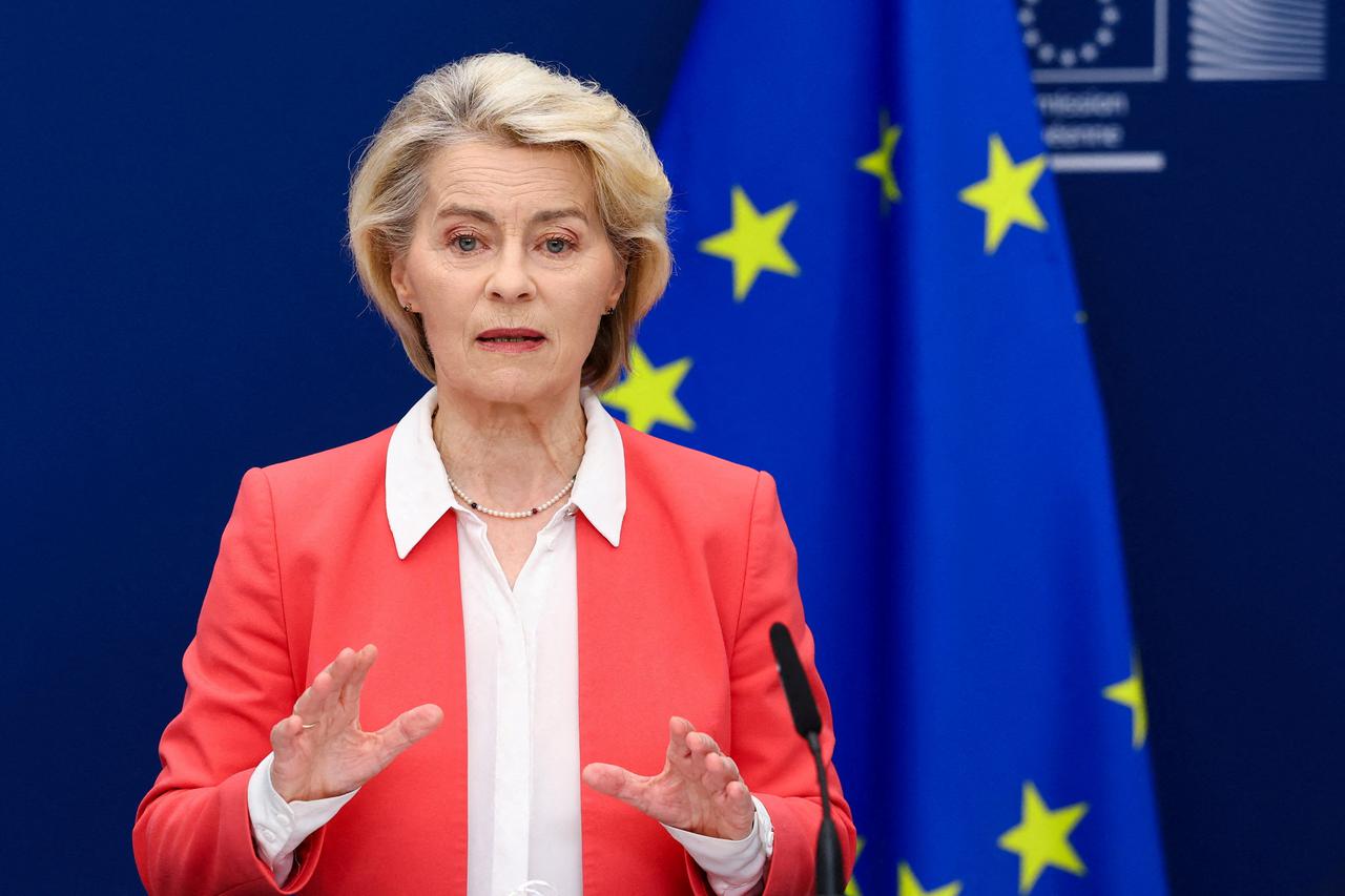 FILE PHOTO: European Commission President Ursula von der Leyen