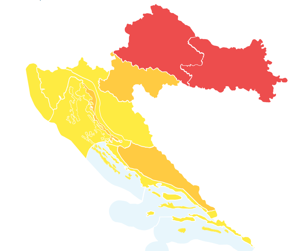 DHMZ izdao upozorenja