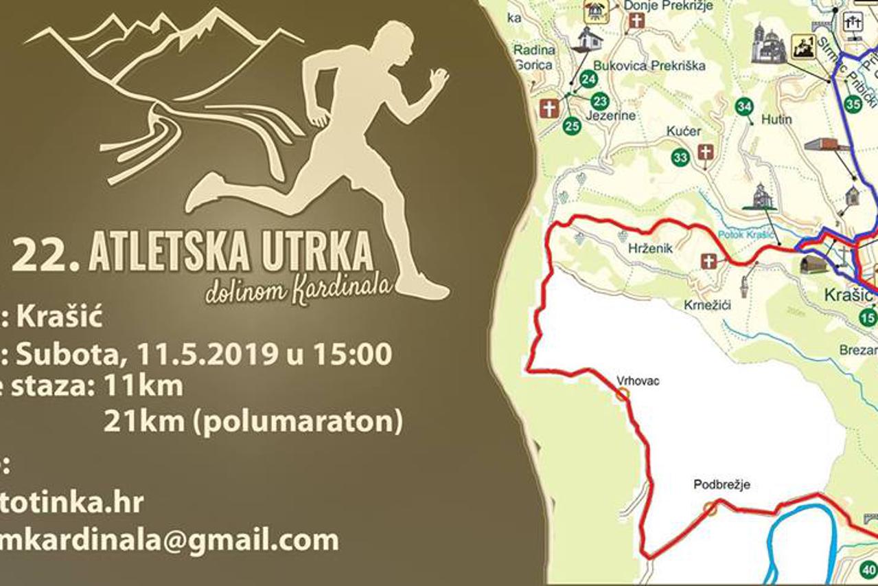 22. atletska utrka „Dolinom Kardinala" Krašić