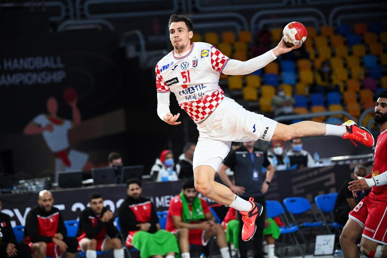 2021 IHF Handball World Championship - Main Round Group 2 - Croatia v Bahrain