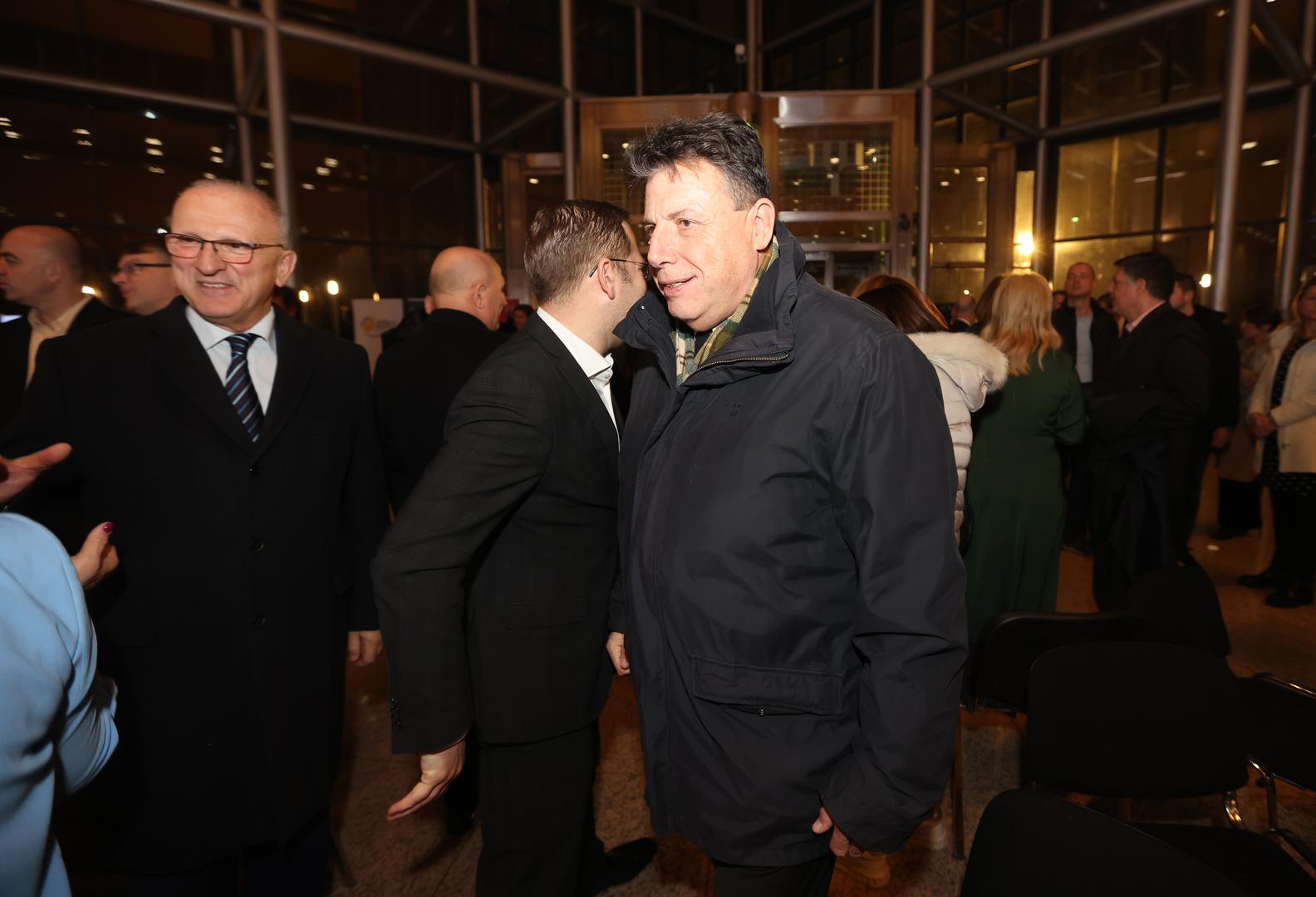 16.01.2023., Zagreb - U Nacionalnoj i sveucilisnoj knjiznici odrzana je promocija 2. dopunjenog izdanja knjige "Diplomatska oluja" Mate Granica. Photo: Boris Scitar/Vecernji list/PIXSELL