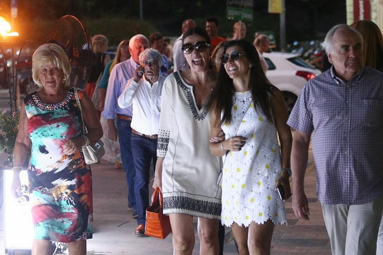 Bernie Ecclestone, Slavica Ecclestone, Fabiana Flosi