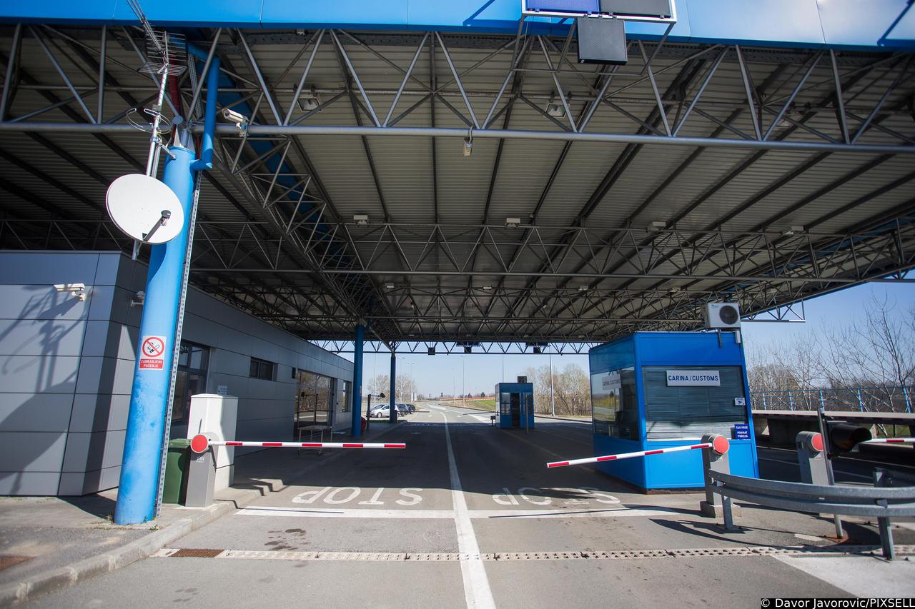 Zatvoren granični prijelaz Batina-Bezdan