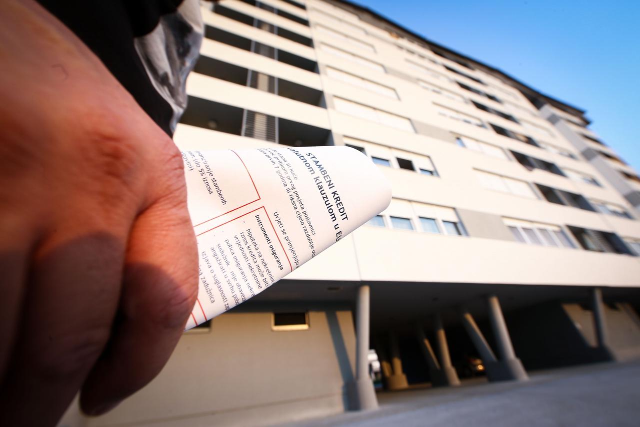 Ilustracija stambeni kredit