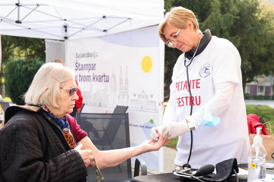 Zagreb: U Trnskom započeo "Sajam zdravlja: Štampar u tvom kvartu"