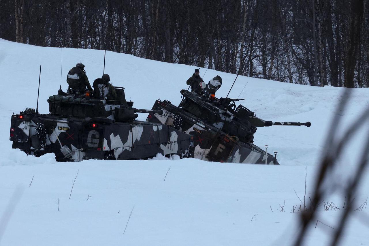 "Cold Response 2022" NATO military exercise, in Setermoen