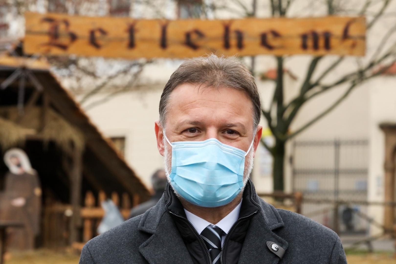 25.12.2020., Zagreb - Zagrebacki nadbiskup, kardinal Josip Bozanic, predvodio je misu svetkovine Rodjenja Gospodinova. Misnom slavlju prisustvovali su Andrej Plenkovic i Gordan Jandrokovic. Photo: Borna Filic/PIXSELL