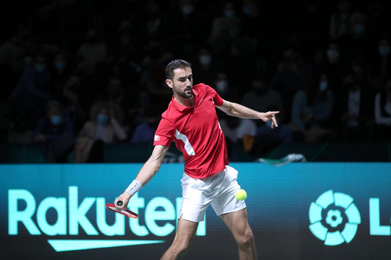 Madrid: Drugi meč polufinala Davisovog kupa, Marin Čilić - Novak Đoković