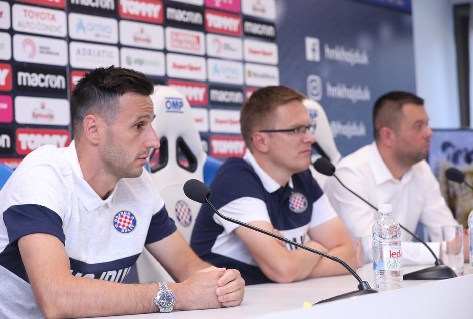 Split: HNK Hajduk održao je konferenciju za novinare uoči utakmice protiv Dinama
