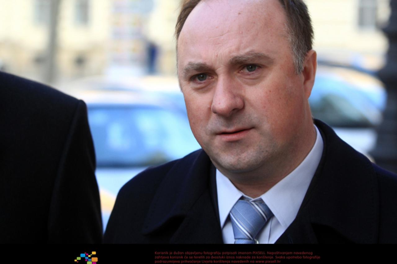 \'24.02.2011.Zagreb, Hrvatska -  Zupanijski sud, trg Nikole Subica Zrinskog 5. Nastavlja se sudjenje za Mali maestro, dolazak svjedoka Damira Polanceca. Photo: Marko Prpic/PIXSELL\'