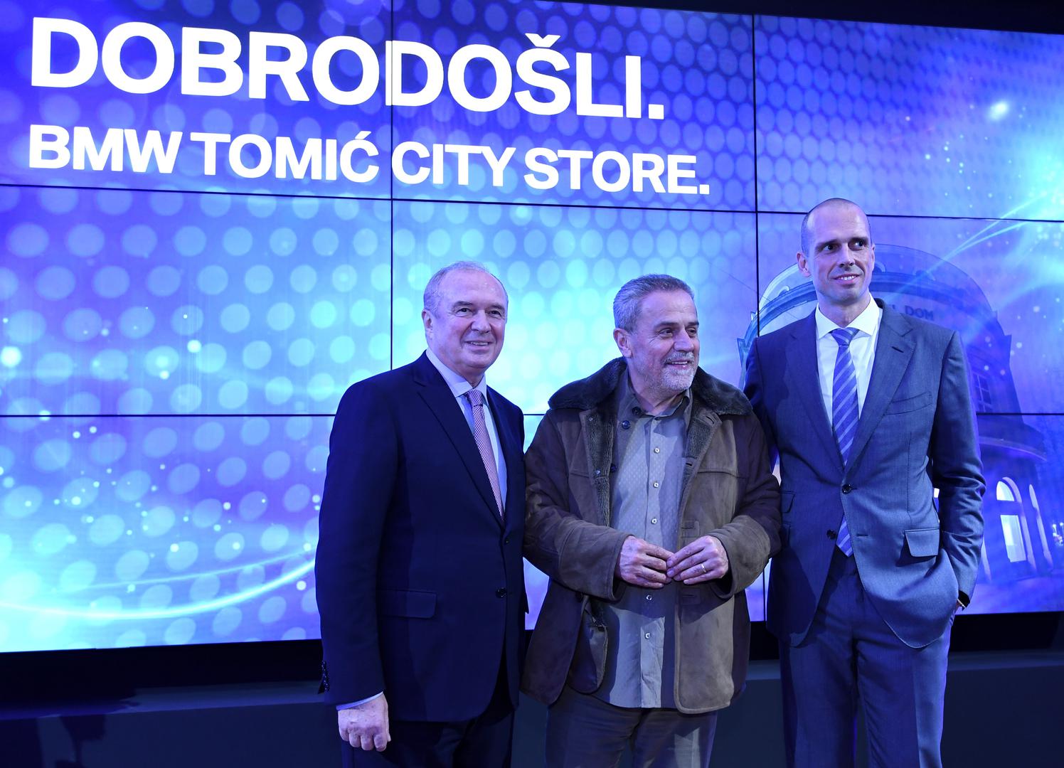 Franjo Tomić, Milan Bandić i Daniel Tomić 