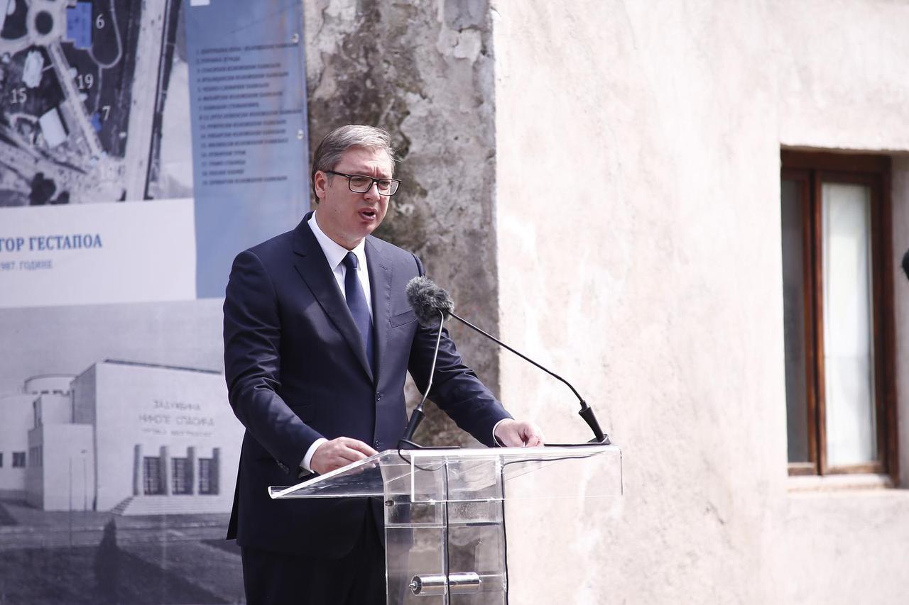 Aleksandar Vu?i? nazo?io je sve?anosti obilježavanja po?etka provo?enja mjera zaštite Centralne kule Memorijalnog centra Staro Sajmište